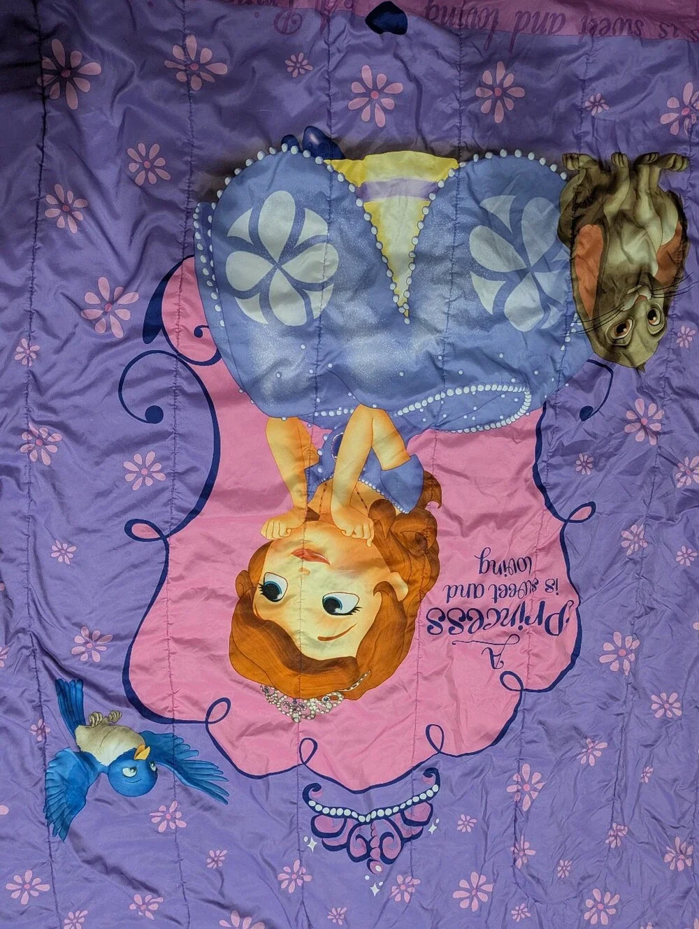 Disney princess Sofia the First Princess twin Bedding Set